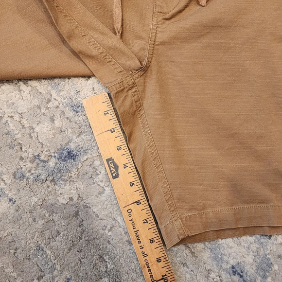 NWT Fyre and Co Tan Khaki Shorts Stretch Waist men's size 40 - Picture 8 of 15
